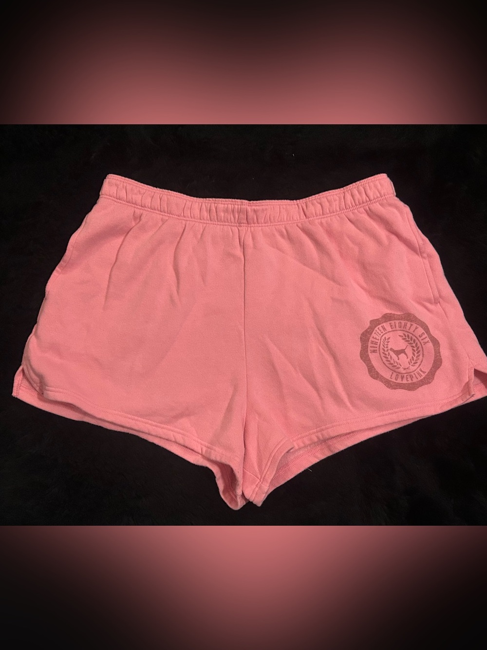 Victoria’s Secret Pink Campus Foldover Shorts sz L